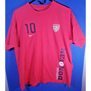 United States Men's National Soccer Team Landon Donavan #10 Nike Shirt Men's L